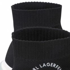 Chaussures Basses Sneakers KARL LAGERFELD - KL53240 Black Knit Textile Noir -KARL LAGERFELD Soldes 0000209797008 05 rz 1