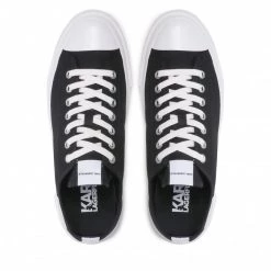 Chaussures Basses Sneakers KARL LAGERFELD - KL50310 Black Canvas 900 Noir -KARL LAGERFELD Soldes 0000209797091 05 rz