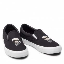 Chaussures Basses Tennis KARL LAGERFELD - KL50300 Black Canvas Noir -KARL LAGERFELD Soldes 0000209797138 08 fp