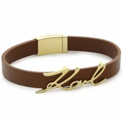 Bijoux Et Décorations Bracelet KARL LAGERFELD - 220W3943 Gold Marron
