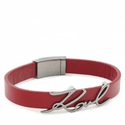Bijoux Et Décorations Bracelet KARL LAGERFELD - 220W3943 GUNMETAL Rouge