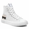 Chaussures Basses Baskets KARL LAGERFELD - KL60350 White Blanc