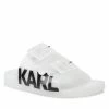 Mules Et Sandales Mules / Sandales De Bain KARL LAGERFELD - KL80720 White Pu Blanc