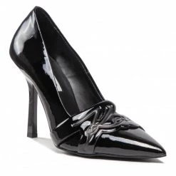 Chaussures Basses Talons Aiguilles KARL LAGERFELD - KL30919C Black Patent Lthr Noir