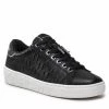 Chaussures Basses Sneakers KARL LAGERFELD - KL61019 Black Lthr W/Iridescent Noir -KARL LAGERFELD Soldes 01 0000301363934 pa