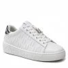 Chaussures Basses Sneakers KARL LAGERFELD - KL61019 White Lthr W/Iridescent Blanc -KARL LAGERFELD Soldes 01 0000301363958 plj