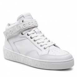 Chaussures Basses Sneakers KARL LAGERFELD - KL61055 White Lthr/Mono Blanc