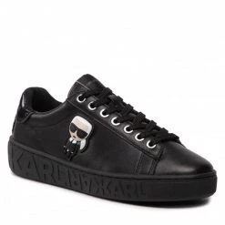 Chaussures Basses Sneakers KARL LAGERFELD - KL61030A Black Lthr/Mono Noir
