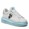 Chaussures Basses Sneakers KARL LAGERFELD - KL62533 White Lthr W/Iridescent Blanc -KARL LAGERFELD Soldes 01 0000301364481 pl