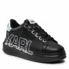 Chaussures Basses Sneakers KARL LAGERFELD - KL62511I Black Lthr W/Iridescent Noir