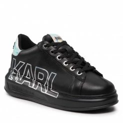 Chaussures Basses Sneakers KARL LAGERFELD - KL62511I Black Lthr W/Iridescent Noir