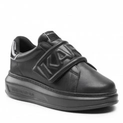 Chaussures Basses Sneakers KARL LAGERFELD - KL62537 Black Lthr/Mono Noir