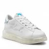 Chaussures Basses Sneakers KARL LAGERFELD - KL62610 White Lthr W/Iridescent Blanc -KARL LAGERFELD Soldes 01 0000301365082 sw