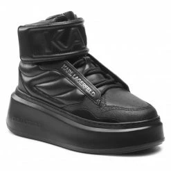 Chaussures Basses Sneakers KARL LAGERFELD - KL63555 Black Lthr/Mono Noir