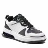 Chaussures Basses Sneakers KARL LAGERFELD - KL62024 White Lthr W/Black Blanc, Noir