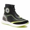 Chaussures Basses Sneakers KARL LAGERFELD - KL62159 Black Lthr & Text W/Lime Noir -KARL LAGERFELD Soldes 01 0000301366003 is