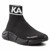 Chaussures Basses Sneakers KARL LAGERFELD - KL63242 Black Knit Textile/Mono Noir -KARL LAGERFELD Soldes 01 0000301366096 ph