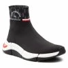 Chaussures Basses Sneakers KARL LAGERFELD - KL63246 Black Knit Textile W/Red Noir -KARL LAGERFELD Soldes 01 0000301366263 ph