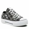 Chaussures Basses Sneakers KARL LAGERFELD - KL60414 Black Canvas W/Lt Grey Noir -KARL LAGERFELD Soldes 01 0000301366379 rz