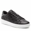 Chaussures Basses Sneakers KARL LAGERFELD - KL51018 Black Lthr W/Iridescent Noir -KARL LAGERFELD Soldes 01 0000301366997 sw