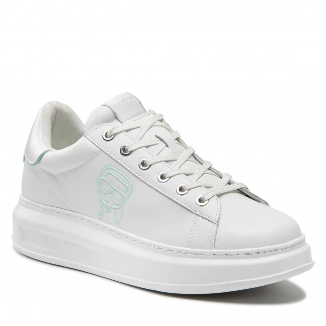 Chaussures Basses Sneakers KARL LAGERFELD - KL52531G White Lthr Blanc 3 Chaussures Basses Sneakers KARL LAGERFELD - KL52531G White Lthr Blanc
