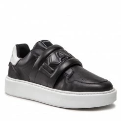 Chaussures Basses Sneakers KARL LAGERFELD - KL52237 Black Lthr Noir