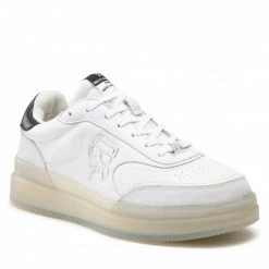 Chaussures Basses Sneakers KARL LAGERFELD - KL53431A White Lthr Blanc