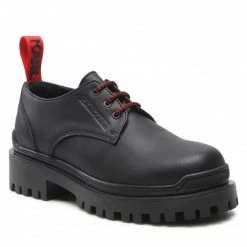 KARL LAGERFELD Soldes 12 Chaussures Basses KARL LAGERFELD - KL94625 Eco Lthr Black Noir