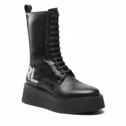 Bottes Et Autres Bottes KARL LAGERFELD - KL42475 Black Lthr Noir