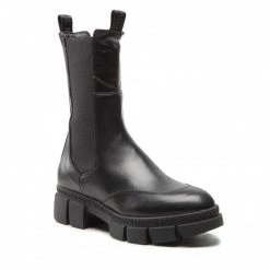 Bottes Et Autres Bottines Chelsea KARL LAGERFELD - KL43280 Black Lthr Noir