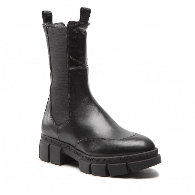 Bottes Et Autres Bottines Chelsea KARL LAGERFELD - KL43280 Black Lthr Noir 3 Bottes Et Autres Bottines Chelsea KARL LAGERFELD - KL43280 Black Lthr Noir