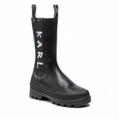 Bottes Et Autres Bottines Chelsea KARL LAGERFELD - KL42590 Black Lthr Noir