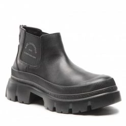 Bottes Et Autres Bottines Chelsea KARL LAGERFELD - KL43530 Black Lthr Noir