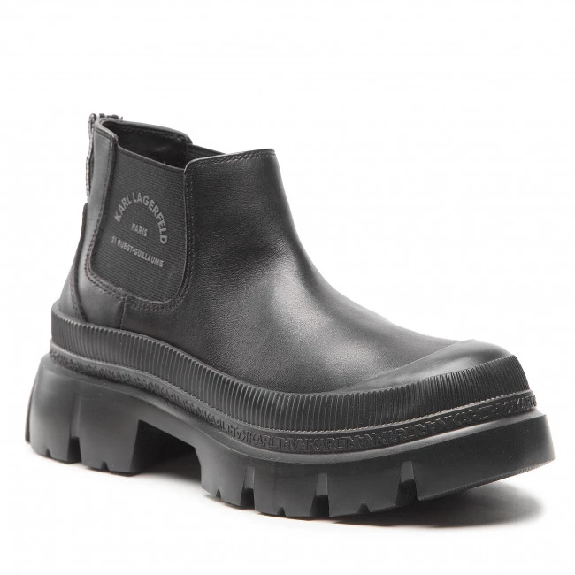 Bottes Et Autres Bottines Chelsea KARL LAGERFELD - KL43530 Black Lthr Noir 3 Bottes Et Autres Bottines Chelsea KARL LAGERFELD - KL43530 Black Lthr Noir