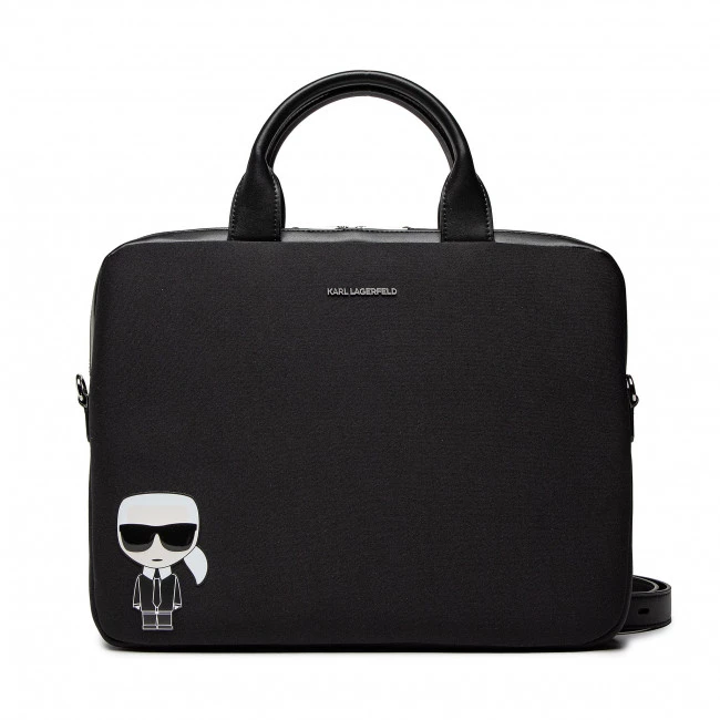 Maroquinerie Sac Ordinateur KARL LAGERFELD - 205W3242 Black Noir 3 Maroquinerie Sac Ordinateur KARL LAGERFELD - 205W3242 Black Noir