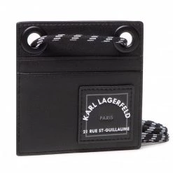 Maroquinerie Étui Cartes De Crédit KARL LAGERFELD - 215M3212 A999 Noir