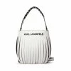 Sacs Sac à Main KARL LAGERFELD - 220W3030 White Blanc -KARL LAGERFELD Soldes 01 8720092670388 fp