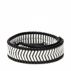 KARL LAGERFELD Soldes 26 Bijoux Et Décorations Bandoulière / Anse Amovible KARL LAGERFELD - 220W3985 Blck/Wht Blanc, Noir