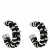 Bijoux Et Décorations Boucles D'oreilles KARL LAGERFELD - 221W3920 Black Noir, Argent -KARL LAGERFELD Soldes 01 8720092770422 sw