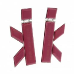 KARL LAGERFELD Soldes 36 Bijoux Et Décorations Boucles D'oreilles à Clip KARL LAGERFELD - 221W3931 Fuchsia Rose