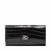 Maroquinerie Portefeuille Femme Grand Format KARL LAGERFELD - 221W3205 Black Noir -KARL LAGERFELD Soldes 01 8720092771061 ki 1