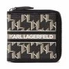 Maroquinerie Portefeuille Femme Petit Format KARL LAGERFELD - 221W3218 999 Noir, Multicolore