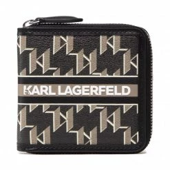 Maroquinerie Portefeuille Femme Petit Format KARL LAGERFELD - 221W3218 999 Noir, Multicolore