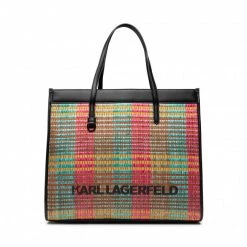 Sacs Sac à Main KARL LAGERFELD - 221W3056 Pink Multi Rose, Vert
