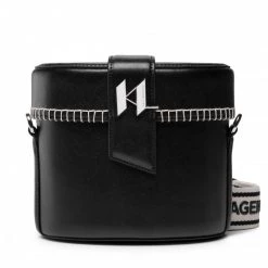 Sacs Sac à Main KARL LAGERFELD - 221W3046 Black/Natural Noir