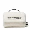 Sacs Sac à Main KARL LAGERFELD - 226W3015 Off Wht Blanc -KARL LAGERFELD Soldes 01 8720092963749 fp