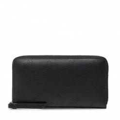 Maroquinerie Portefeuille Femme Grand Format KARL LAGERFELD - 221W3225 Black Noir