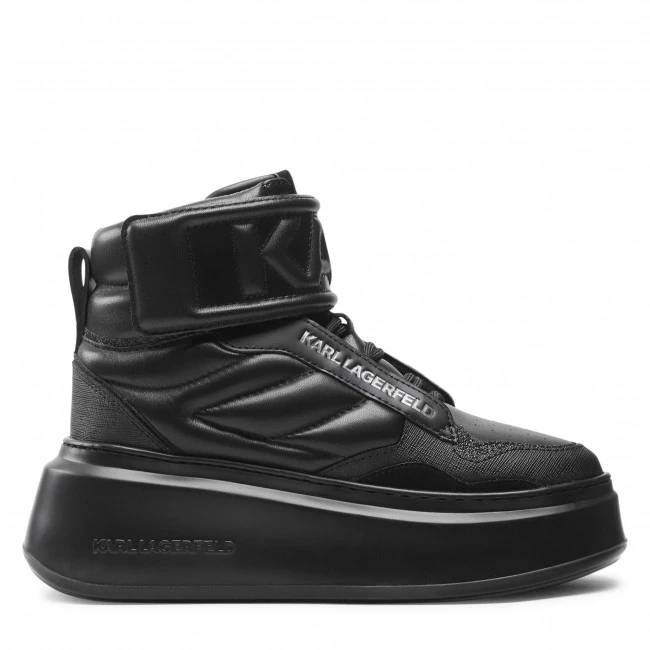 Chaussures Basses Sneakers KARL LAGERFELD - KL63555 Black Lthr/Mono Noir 4 Chaussures Basses Sneakers KARL LAGERFELD - KL63555 Black Lthr/Mono Noir – Image 2