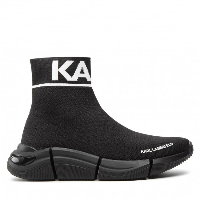 Chaussures Basses Sneakers KARL LAGERFELD - KL63242 Black Knit Textile/Mono Noir 4 Chaussures Basses Sneakers KARL LAGERFELD - KL63242 Black Knit Textile/Mono Noir – Image 2