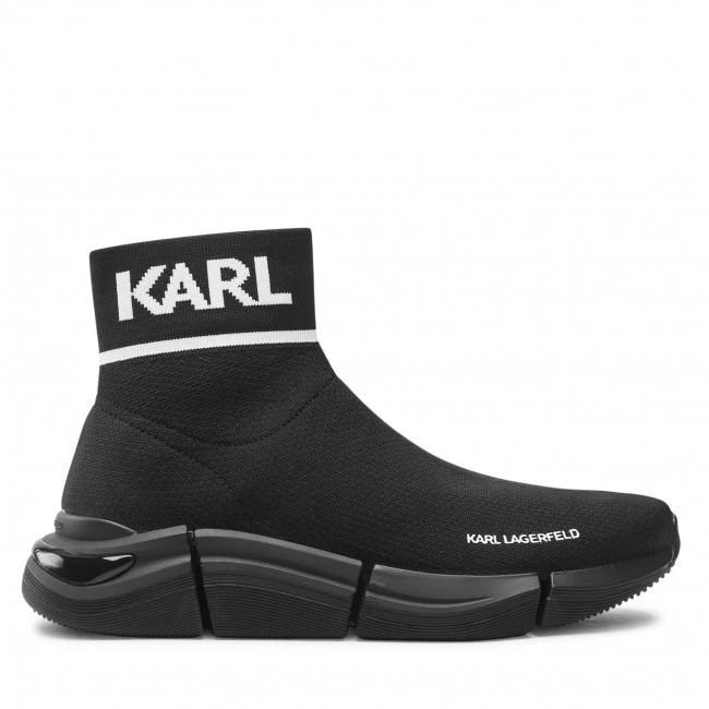 Chaussures Basses Sneakers KARL LAGERFELD - KL53230 Black Knit Textile/Mono Noir 4 Chaussures Basses Sneakers KARL LAGERFELD - KL53230 Black Knit Textile/Mono Noir – Image 2